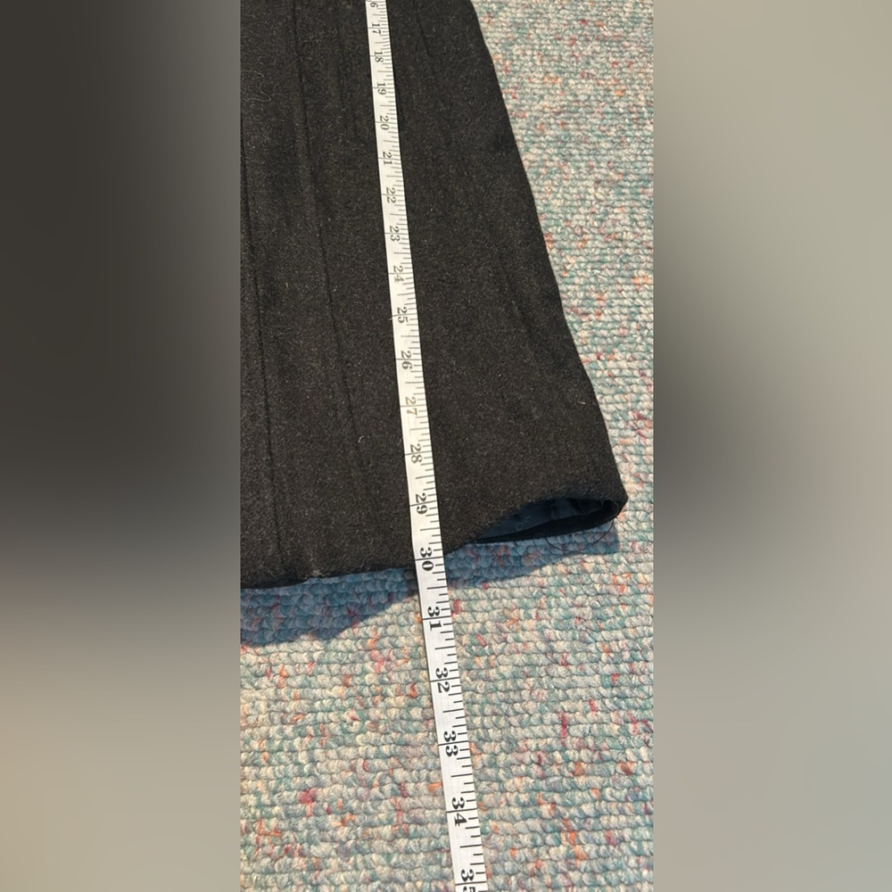 Women's Black Double-Breasted Coat NWT Xsmall - Picture 5 of 11